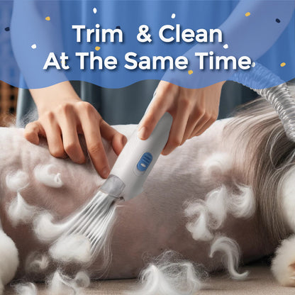 Pet Grooming Vacuum Kit tools included